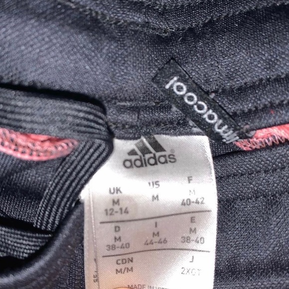 Pink and Grey Adidas Track Pants - Picture 2 of 2